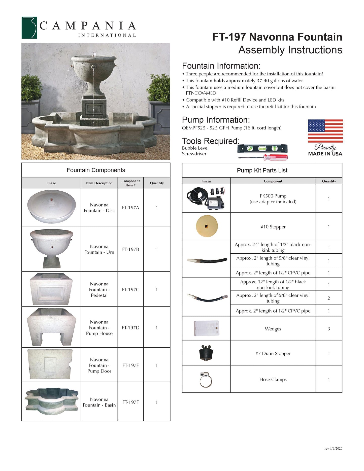 Campania International Navonna Fountain