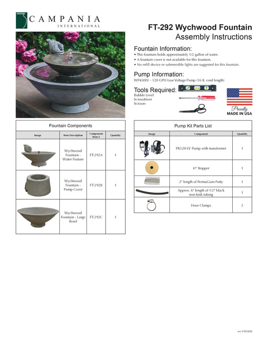 Campania International Wychwood Fountain