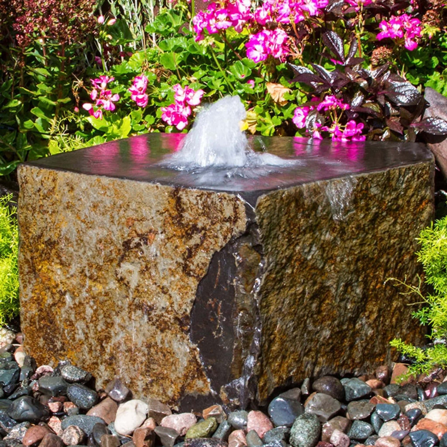 Blue Thumb Basalt Block "Tamaishi" Fountain - Complete Kit