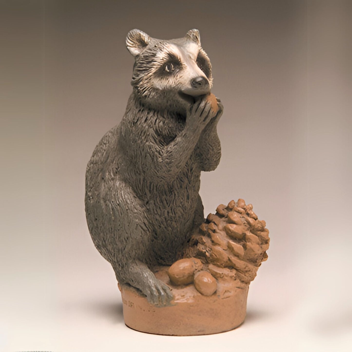 Fiore Raccoon Concrete Garden Statue - #412R