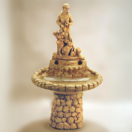 Fiore St. Francis Concrete Fountain - #2012