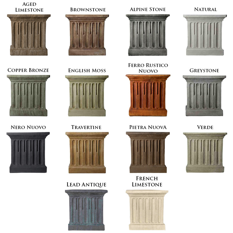 Campania Textured Rolled Rim 40" Planter