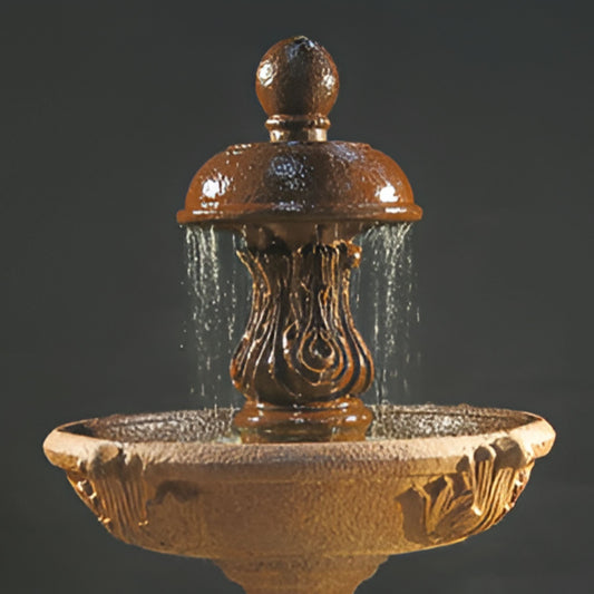 Fiore Cobra Concrete Fountain w/Cobra Pedestal