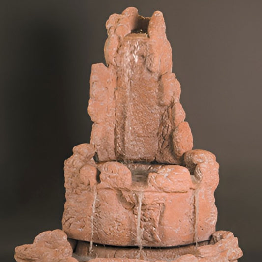 Fiore Medium Corner Rock Wall Fountain - #2041FM