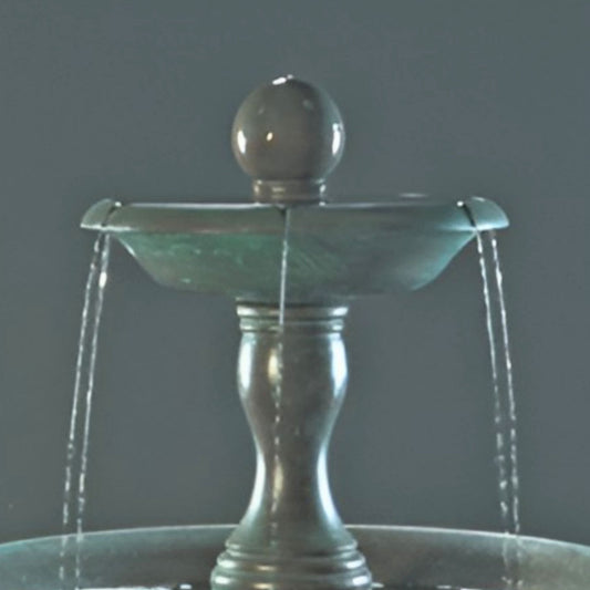 Fiore Perfetta 2-Tier Concrete Fountain - #LG109