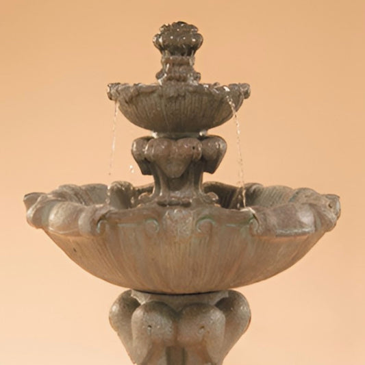 Fiore Vesuvio 2-Tier Concrete Fountain - #2080FS