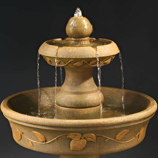 Fiore English Ivy 2-Tier Concrete Fountain - #LG145