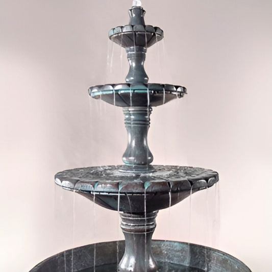 Fiore Monaco Three Tier Fountain with 55" Basin- #LG169FB
