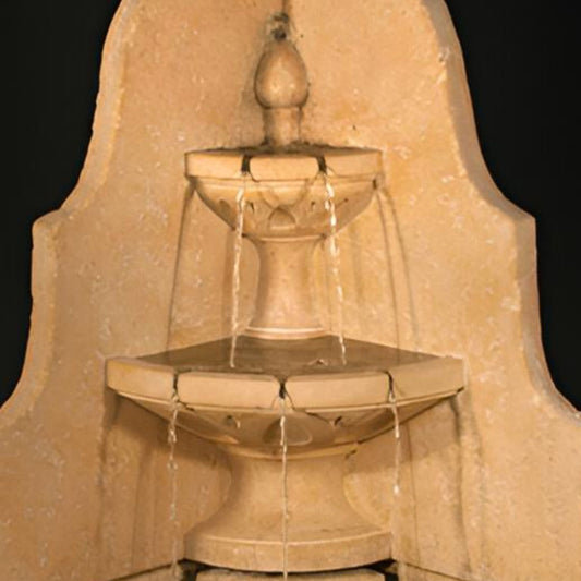 Fiore D'Angolo 2-Tier Corner Wall Fountain
