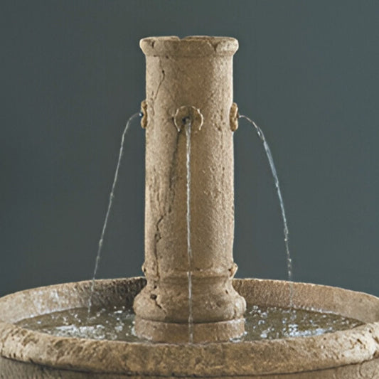 Fiore St. Michael Concrete Garden Fountain - #LG105