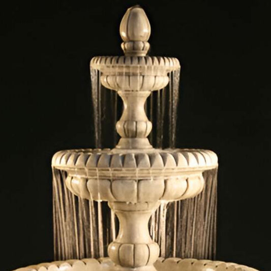 Fiore Pioggia 3-Tier Concrete Fountain - #LG163F
