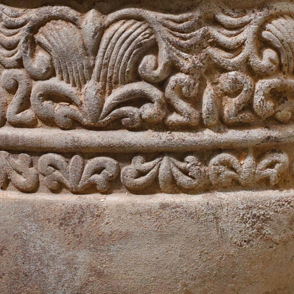 Campania International Quebrada Planter in Antico Terra Cotta set of 3