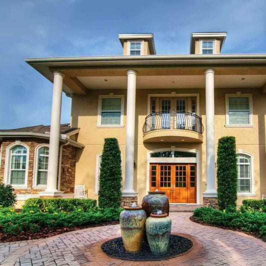 Blue Thumb Triple Tuscany Vase "Blue/Green" Water Fountain