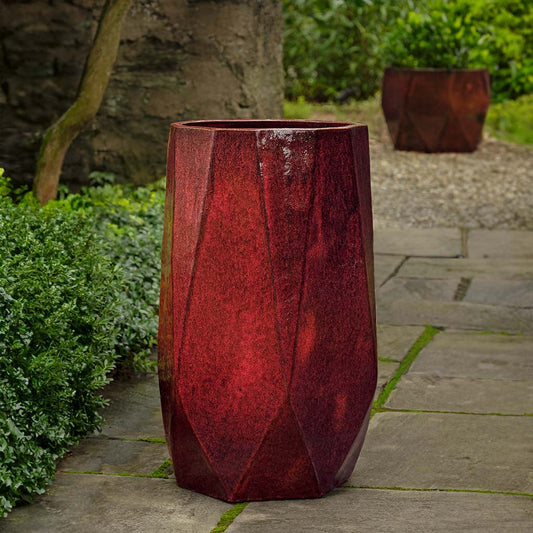 Campania Prism Planter Tall | Glazed Collection