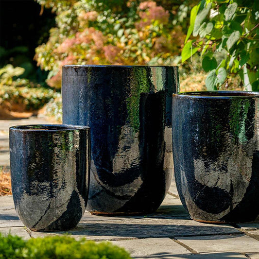 Campania Brantome Planter Nested Set of 3 | Glazed Collection