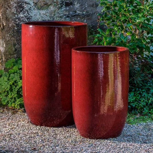 Campania Cole Planter Nested Set of 2 | Glazed Collection