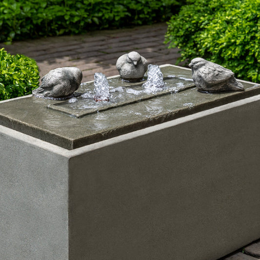 Campania International Avondale Birds Garden Fountain