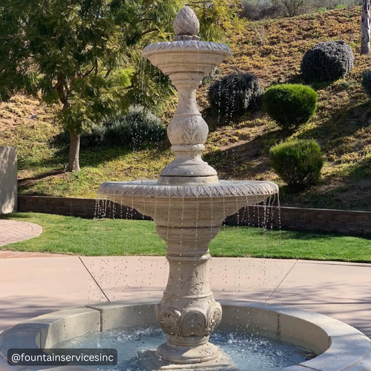 Fiore Gran Vista Outdoor Fountain with Pond