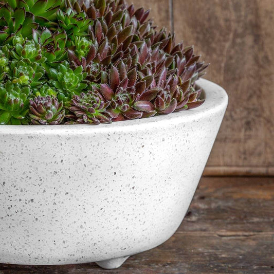 Campania Geo Round Footed Planter Set of 4 | Fiber Cement Collection