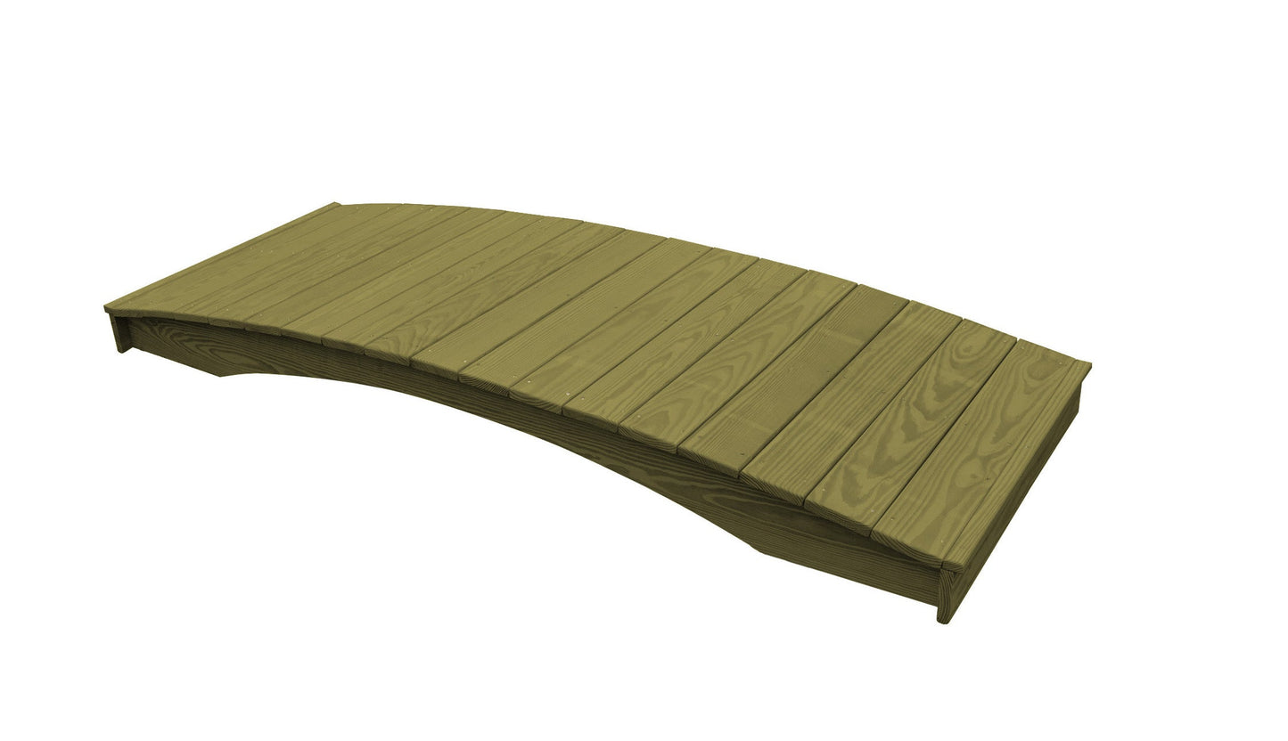 A&L Furniture Co. Western Red Cedar 3' x 10' Plank Garden Bridge