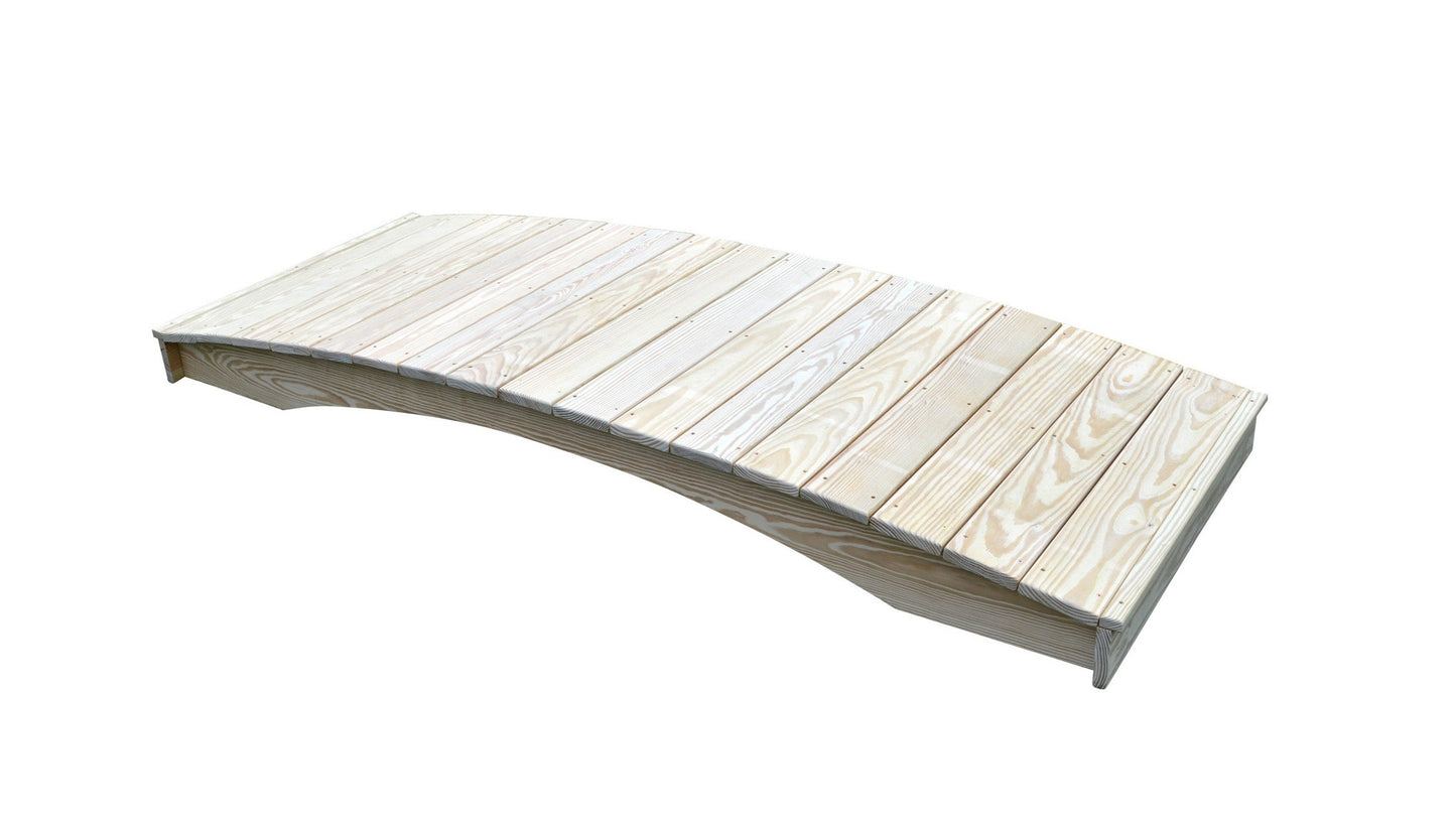 A&L Furniture Co. Western Red Cedar 3' x 10' Plank Garden Bridge