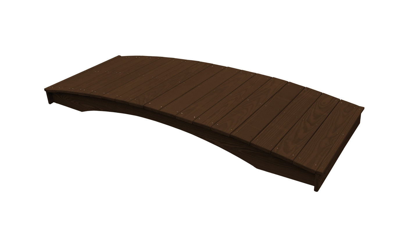 A&L Furniture Co. Western Red Cedar 3' x 10' Plank Garden Bridge
