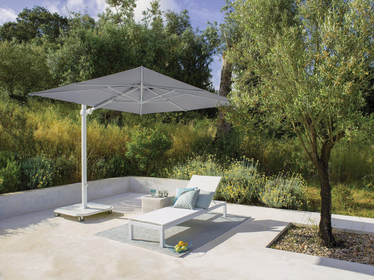 Jardinico JCP-301 Sidepost 10' Square Umbrella