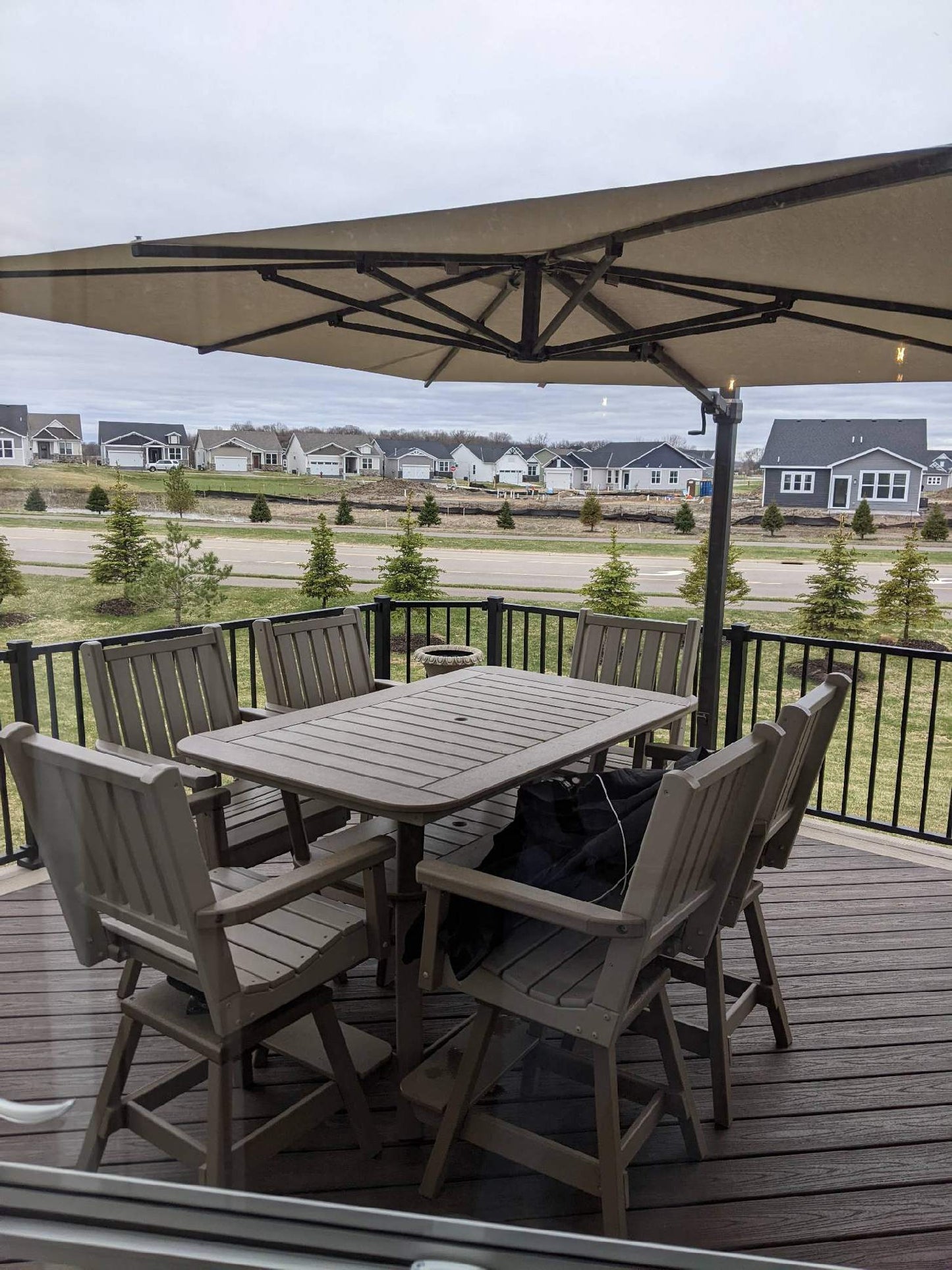 Jardinico JCP-301 Sidepost 10' Square Umbrella