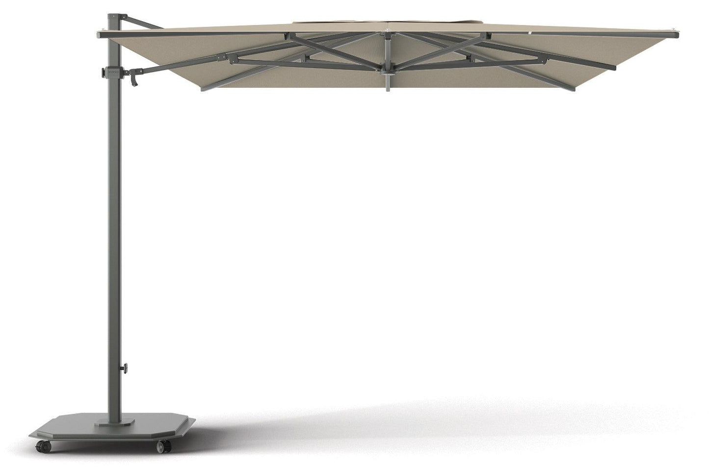 Jardinico JCP-401 Sidepost 10' x 14' Rectangular Umbrella
