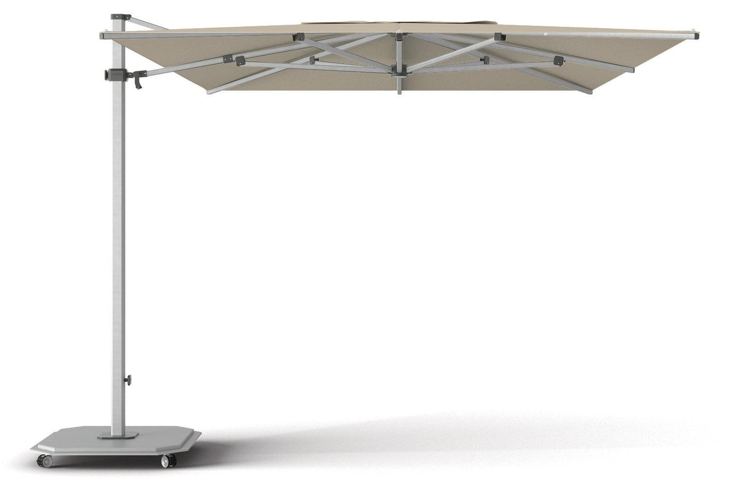 Jardinico JCP-401 Sidepost 10' x 14' Rectangular Umbrella