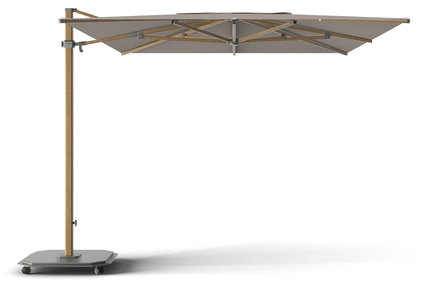 Jardinico JCP-401 Sidepost 10' x 14' Rectangular Umbrella