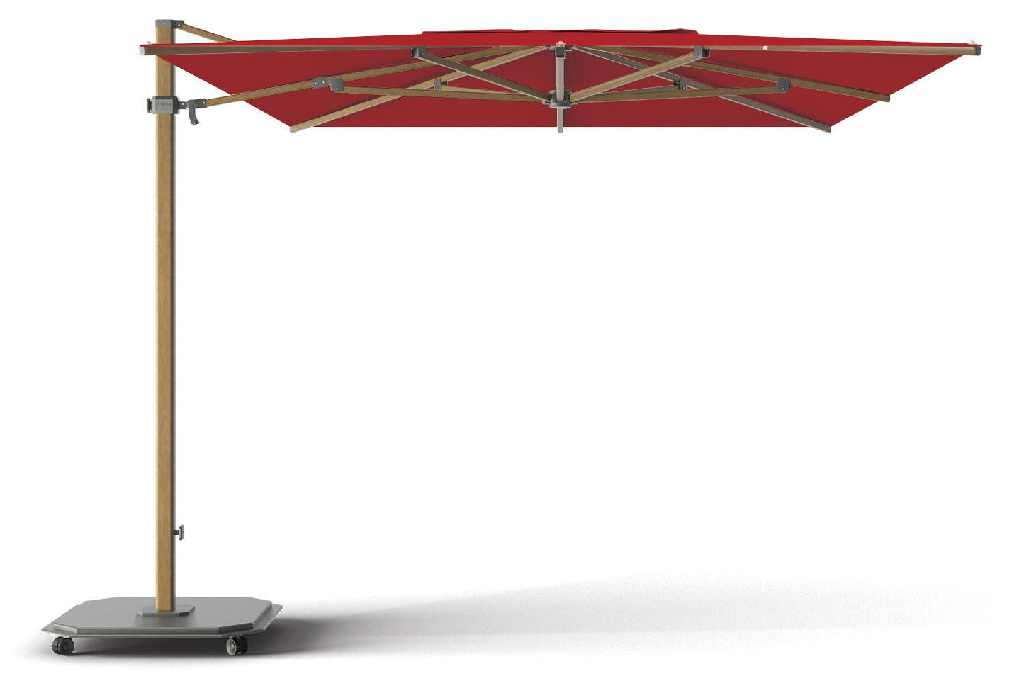 Jardinico JCP-401 Sidepost 10' x 14' Rectangular Umbrella
