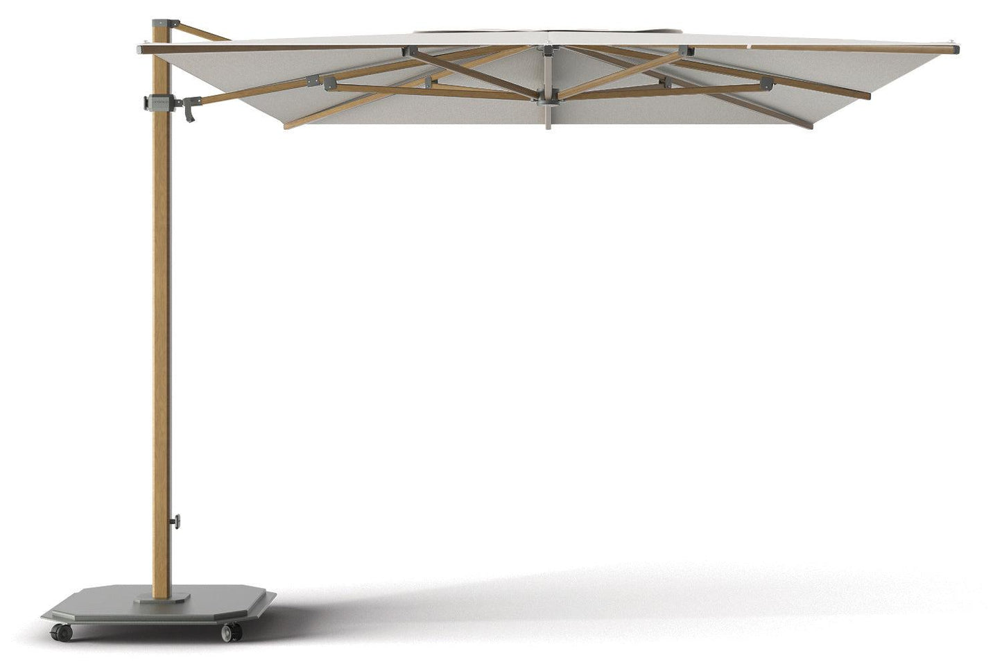 Jardinico JCP-401 Sidepost 10' x 14' Rectangular Umbrella