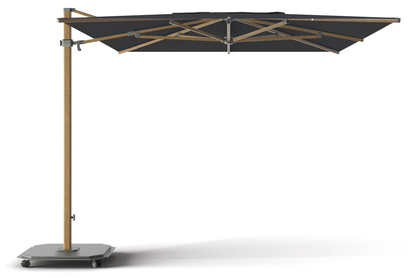 Jardinico JCP-401 Sidepost 10' x 14' Rectangular Umbrella