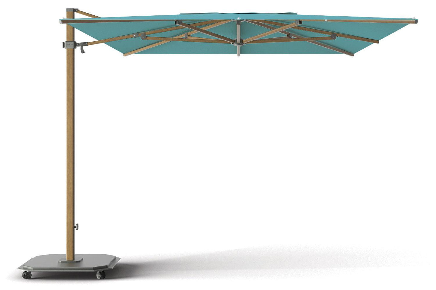 Jardinico JCP-401 Sidepost 10' x 14' Rectangular Umbrella