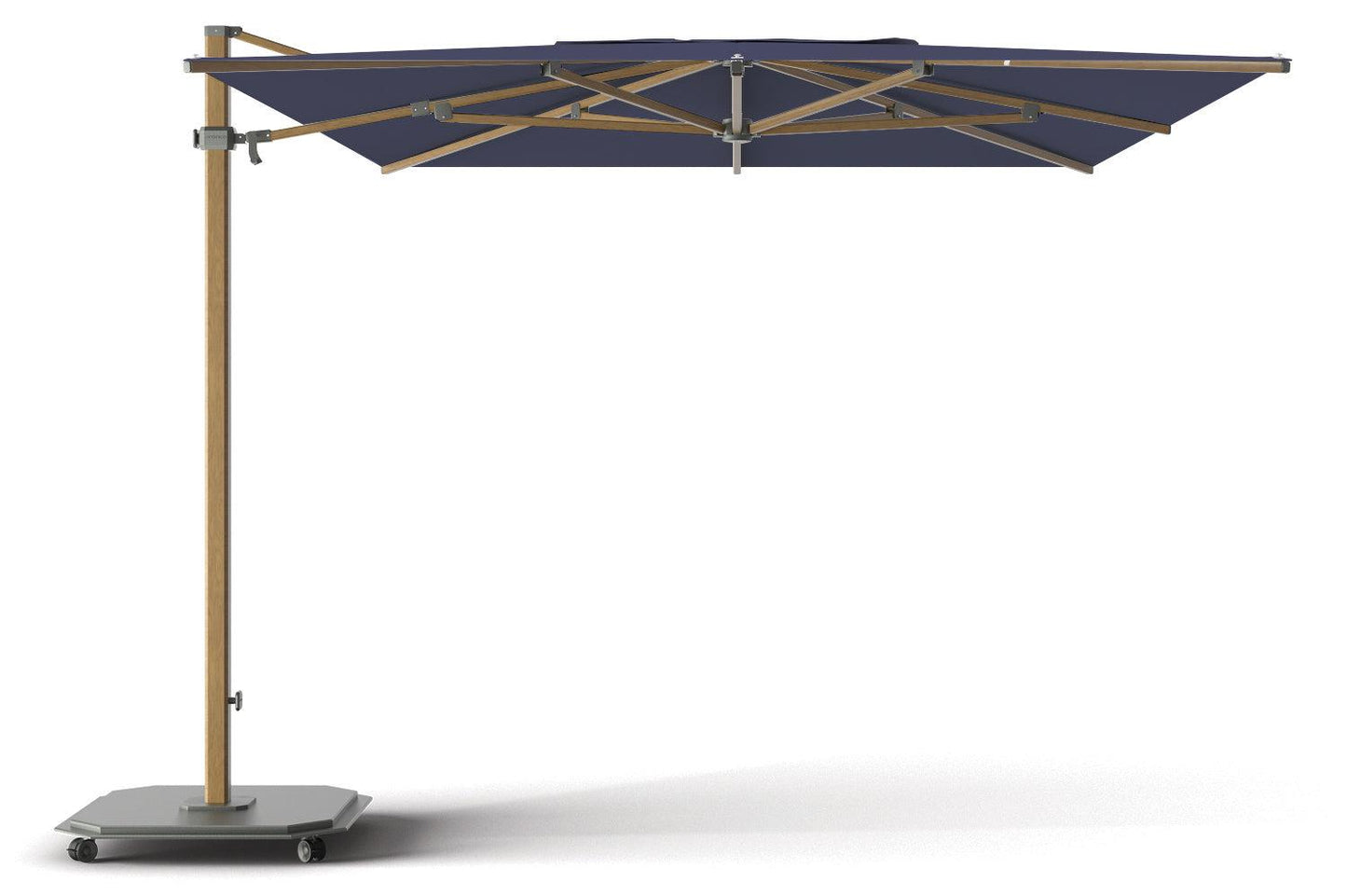 Jardinico JCP-401 Sidepost 10' x 14' Rectangular Umbrella
