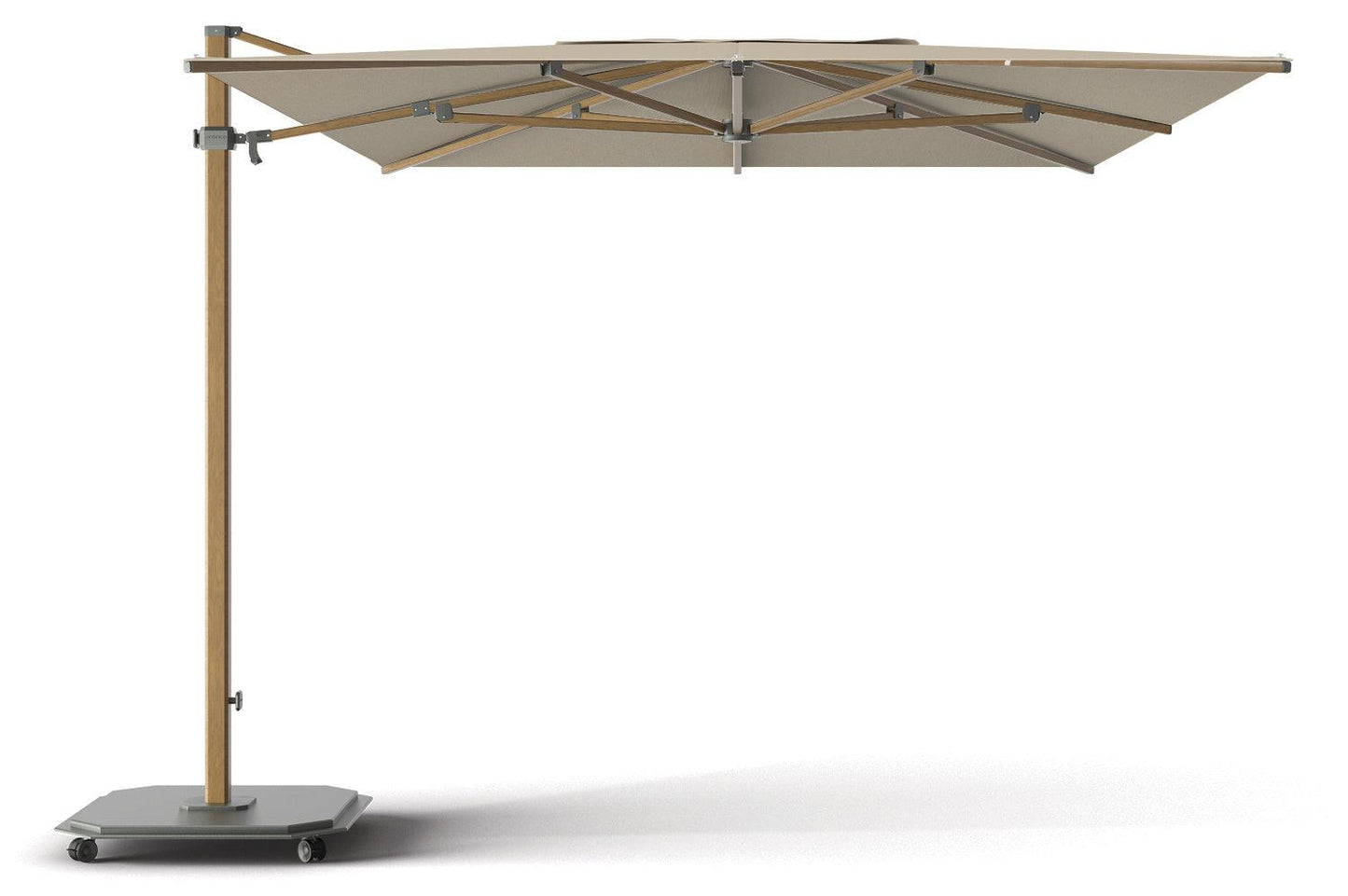 Jardinico JCP-401 Sidepost 10' x 14' Rectangular Umbrella
