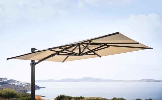 Jardinico JCP-401 Sidepost 10' x 14' Rectangular Umbrella
