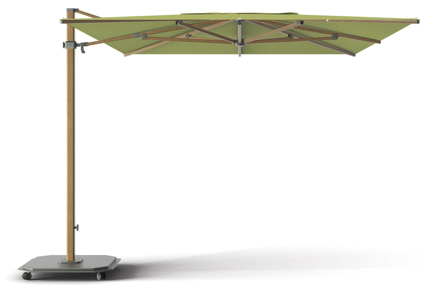 Jardinico JCP-401 Sidepost 10' x 14' Rectangular Umbrella