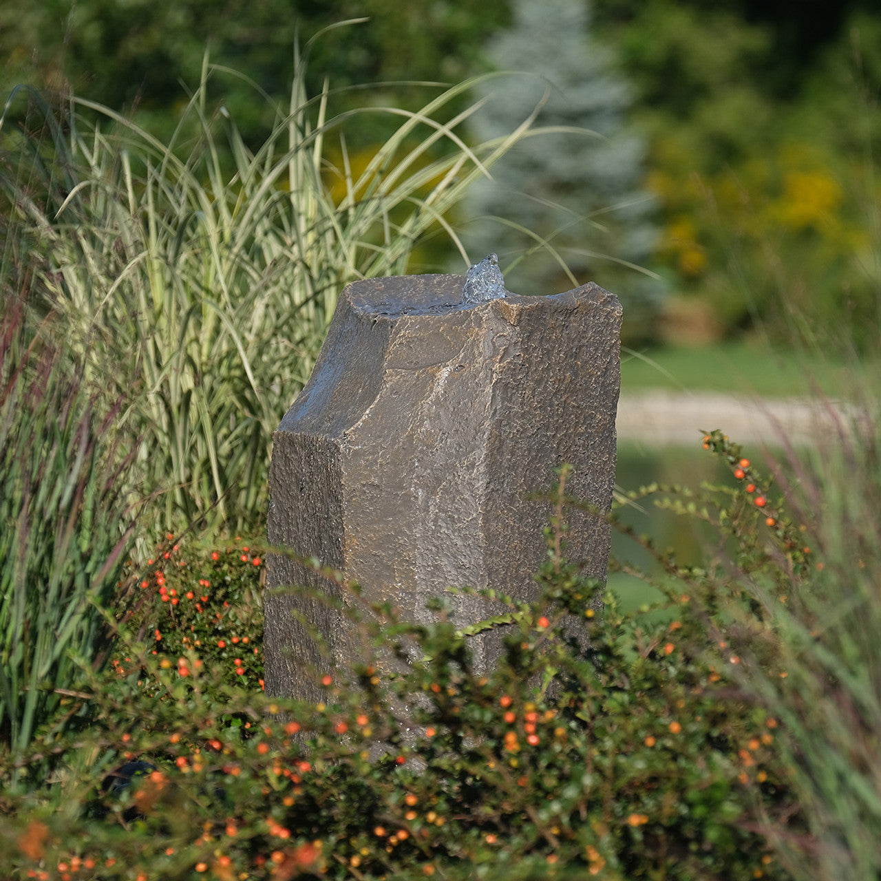 Blue Thumb Hollow Springs GFRC Boulder Fountain - Complete Kit