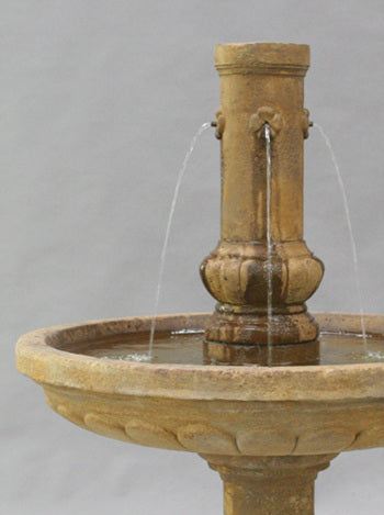 Fiore Stone Athenian Fountain in Cast Stone