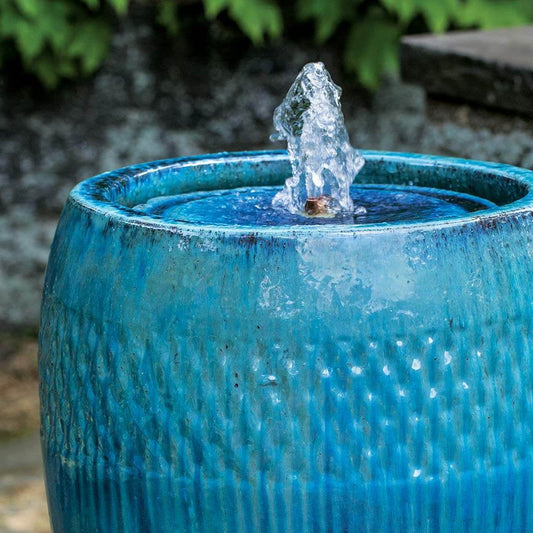 Campania International Malmo Fountain, Tall - Mediterranean Blue
