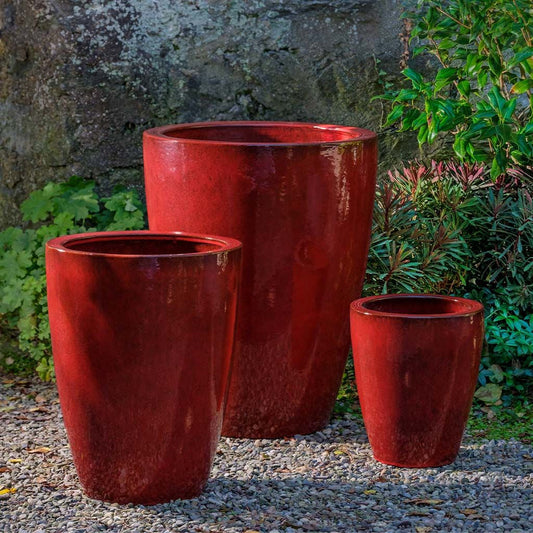 Campania Marta Planter Set of 3 | Glazed Collection