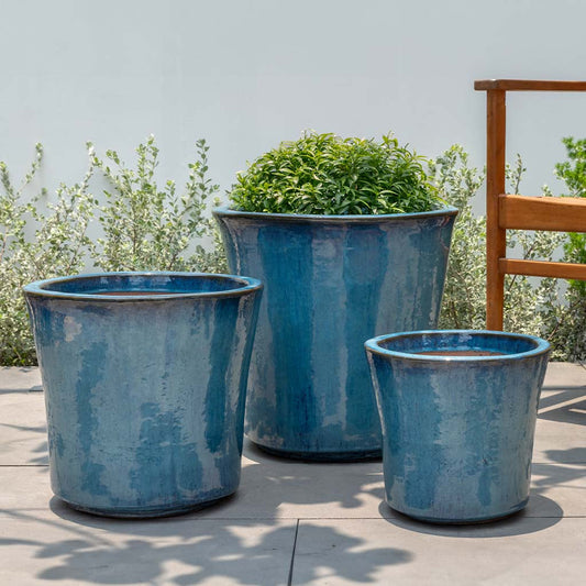 Campania Concord Planter Nested Set of 3 | Glazed Collection