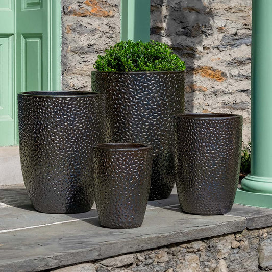 Campania Falling Petals Planter Tall Nested Set of 4