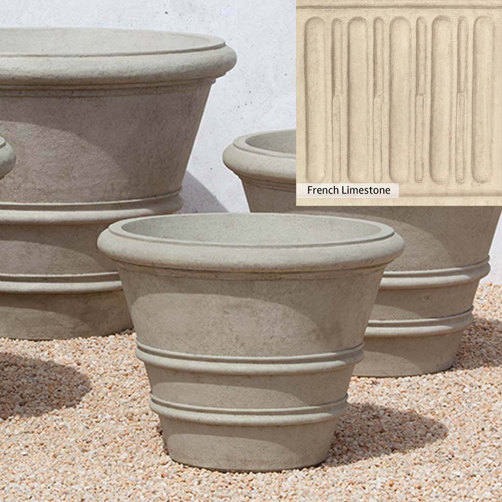 Campania International Classic Rolled Rim 24-inch Planter