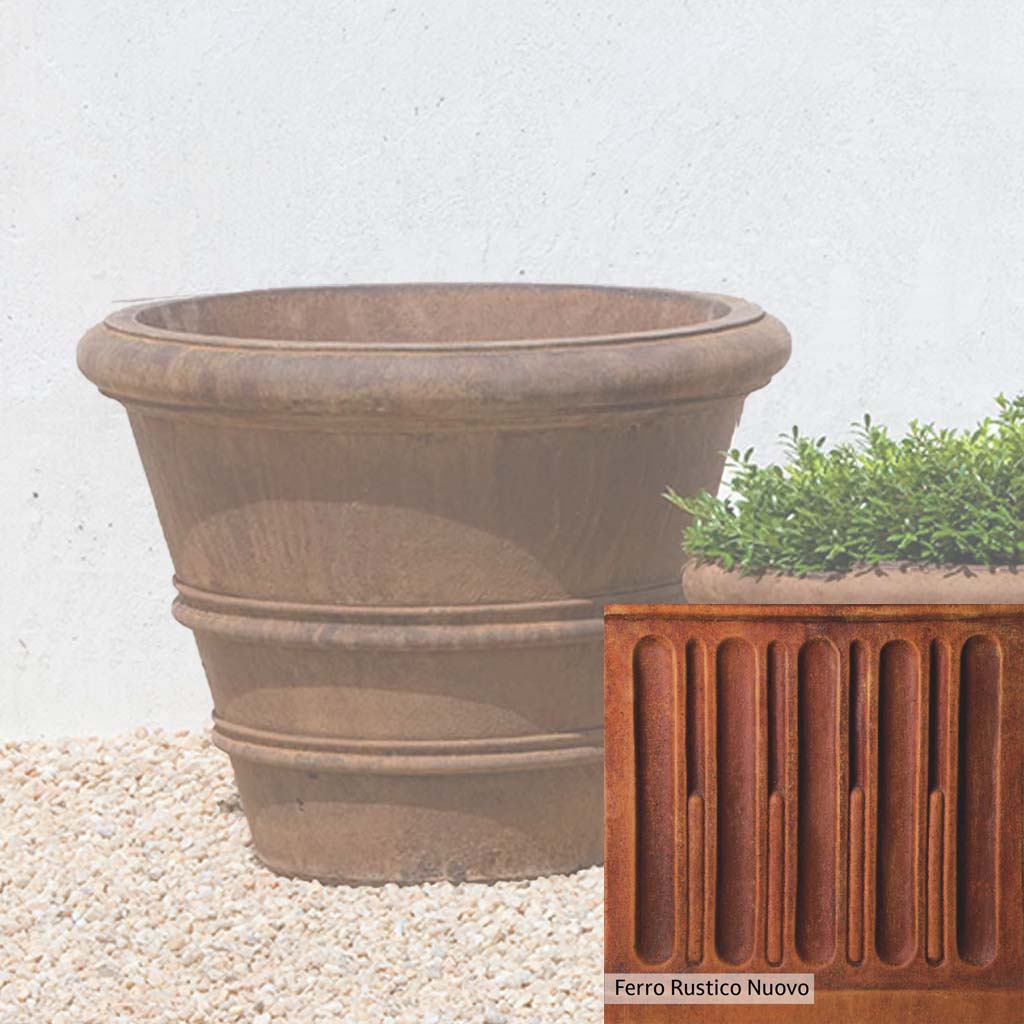 Campania International Classic Rolled Rim 20.75-inch Planter