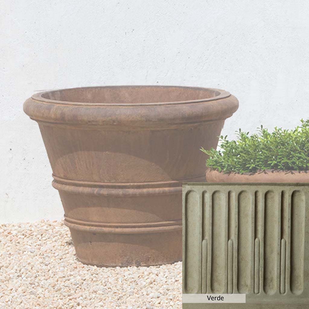 Campania International Classic Rolled Rim 20.75-inch Planter