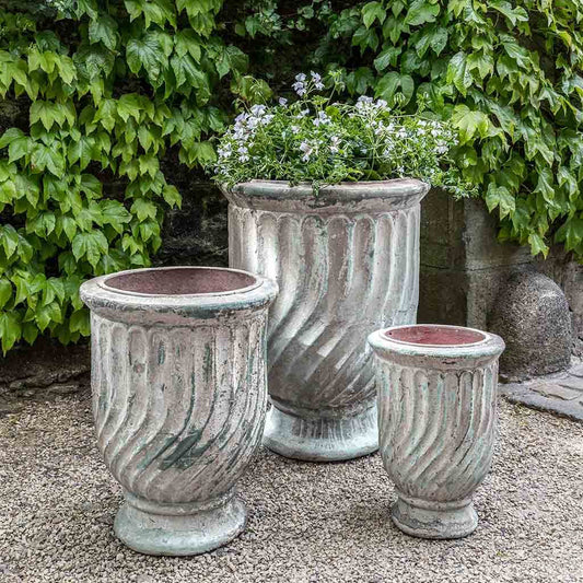 Campania Pincio Urn Nested Set of 3 | Vicolo Antico Collection