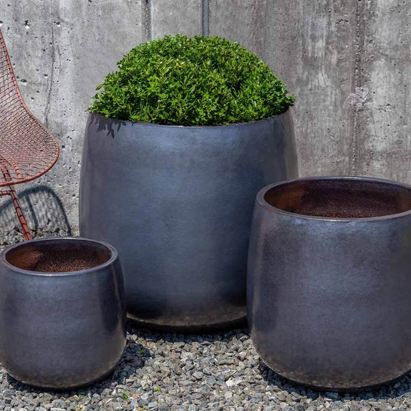 Campania Potrero Planter Nested Set of 3 | Glazed Collection
